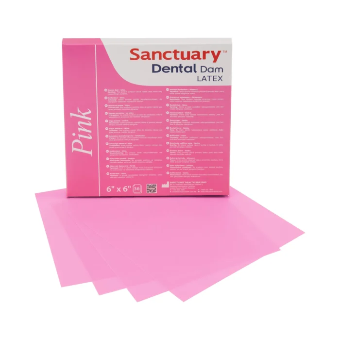 Листы для коффердама латексные Sanctuary PINK